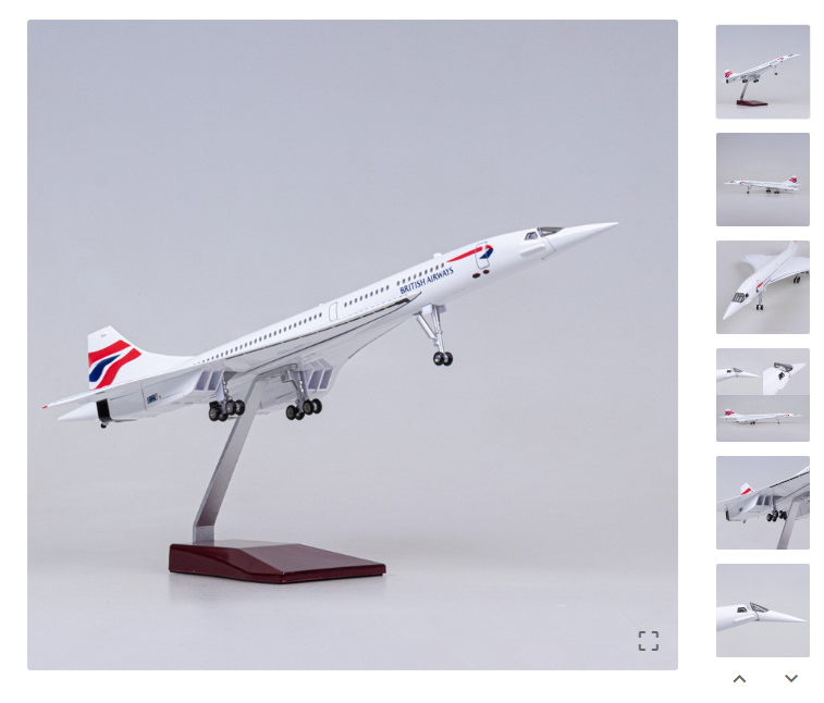 Extra Large Concorde Display Models