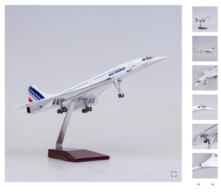 Extra Large Concorde Model Planes